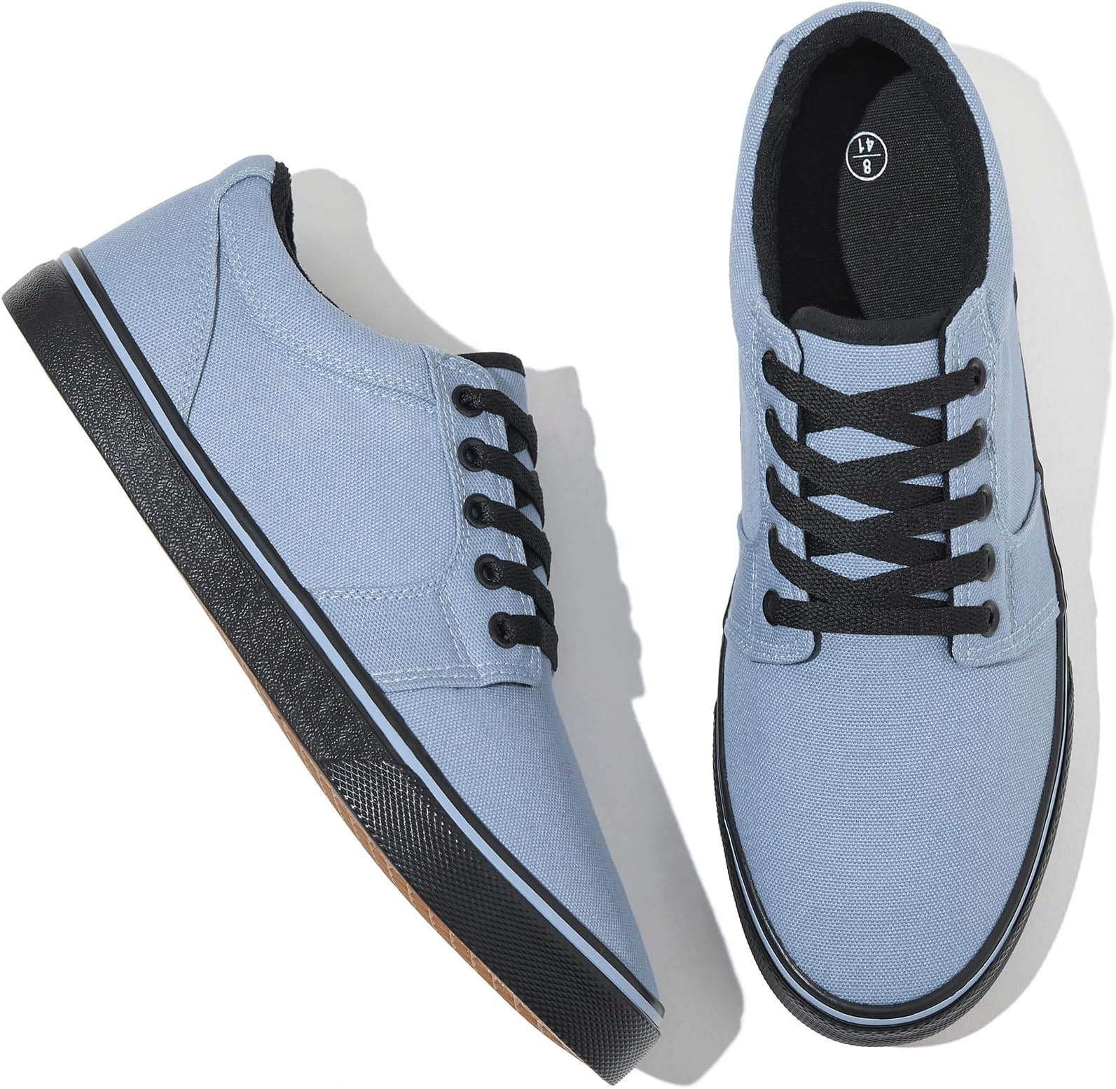 blue casual shoes