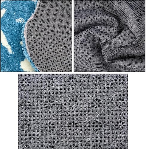 Miniatura 6 de Alfombra antideslizante grande de 70 x 78 pulgadas, tela de respaldo final para alfombras, acolchonamiento y fabricación de alfombras, punzón, aguja