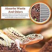 Vista 4 de Legigo Paquete de 2 sustratos de fibra de coco comprimida – Ropa de cama de ladrillo de fibra de coco 100% orgánica para reptiles, sustrato