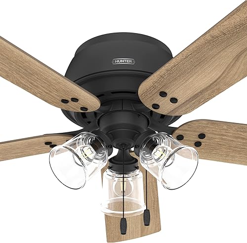 Miniatura 44 de Hunter Fan Company 52380 Shady Grove - Ventilador de techo, color plateado mate Plateado mate,Mate negro,bronce