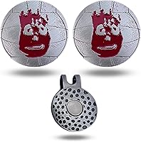 Vista 1 de Full Metal Markers Wilson - Marcador magnético único de metal para pelotas de golf con clip para sombrero para hombres y mujeres