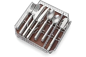 Cambridge Gaillann Satin 45-Piece Flatware Set With Caddy
