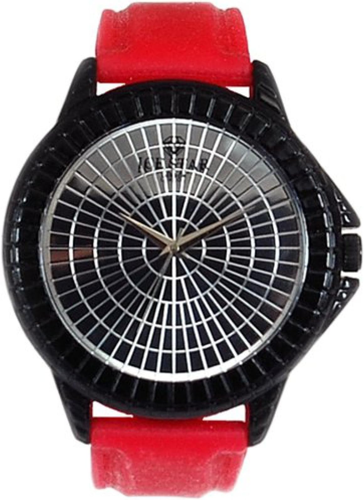 Ice Star London Spider Web Design Red Strap Mens Sports Watch DGI0854