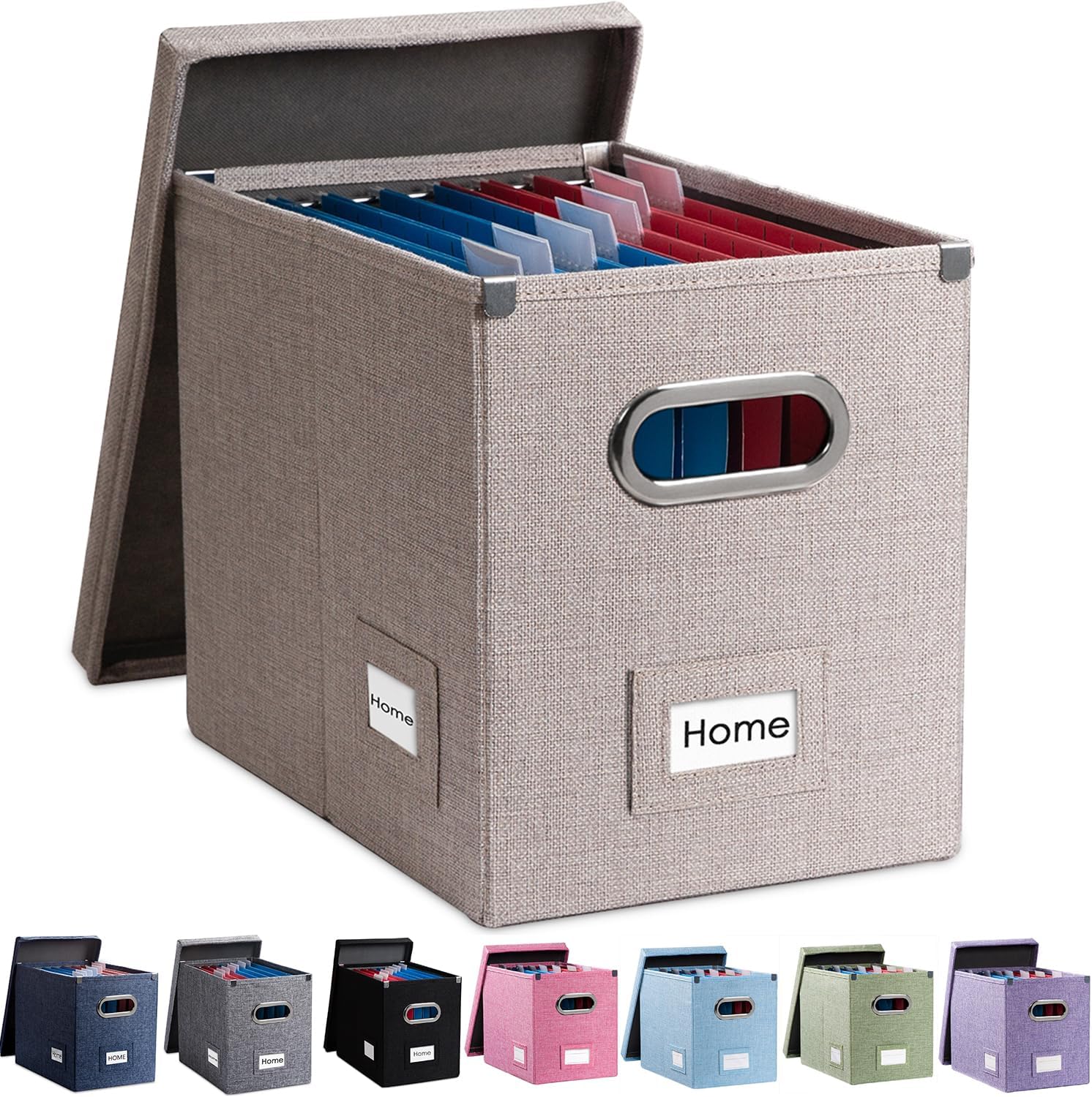 PRANDOM File Organizer Box Set of 1 Collapsible