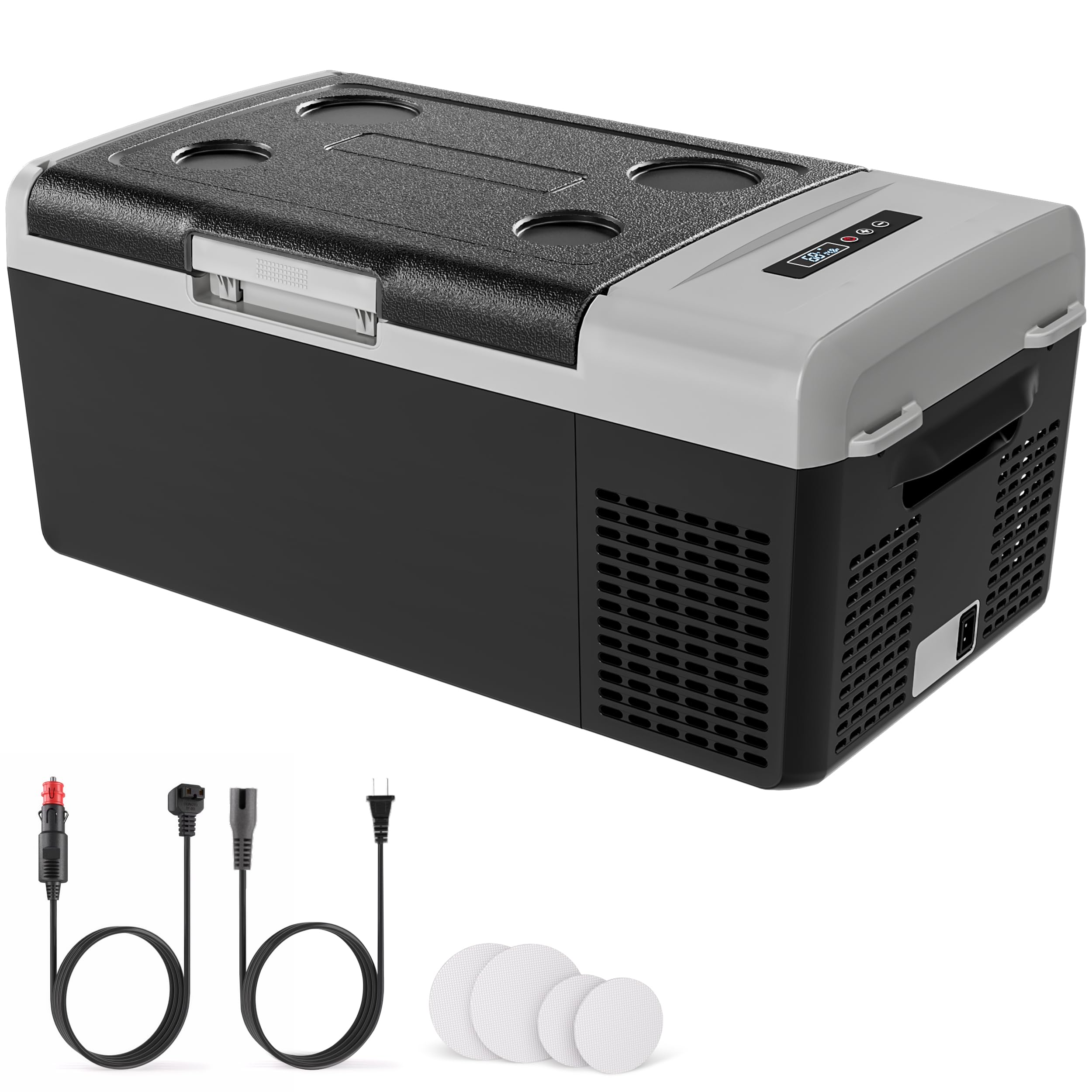 EKOJUCE 17 Quart Portable 12V Refrigerator