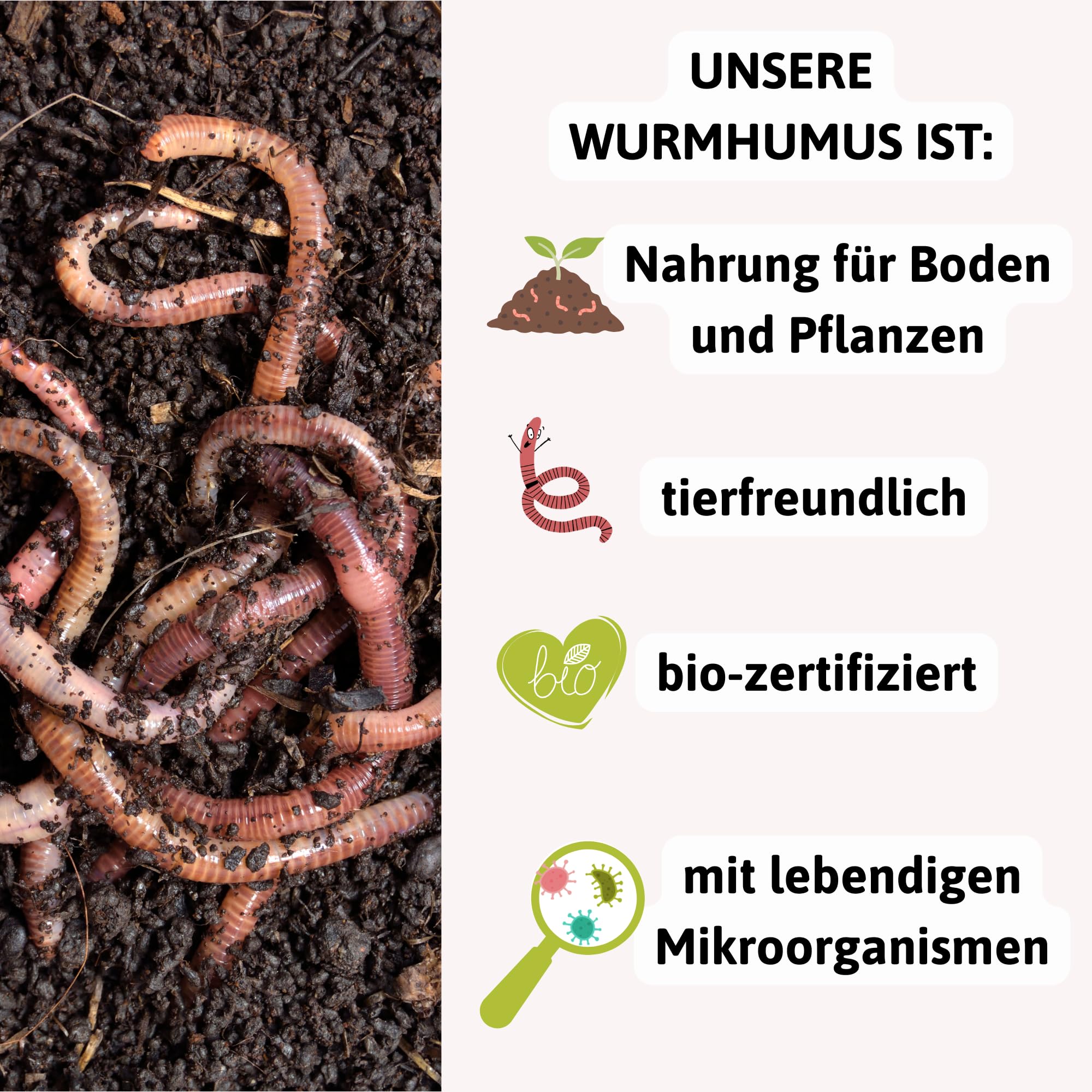 Bio Regenwurmhumus 40L