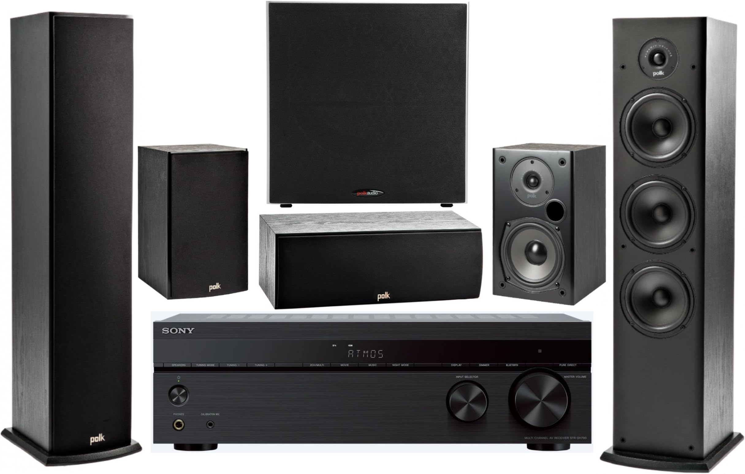 Sony 7.2-Channel Wireless Bluetooth 4K 3D A/V Surround Sound Multimedia Home Theater System