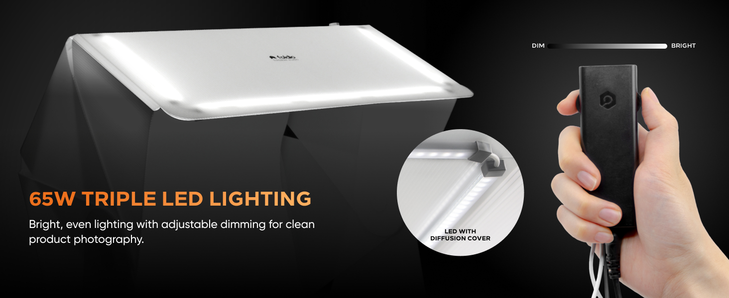 Amazon.com : Foldio3 + Front Fill Lights | 25-Inch Photo Light Box