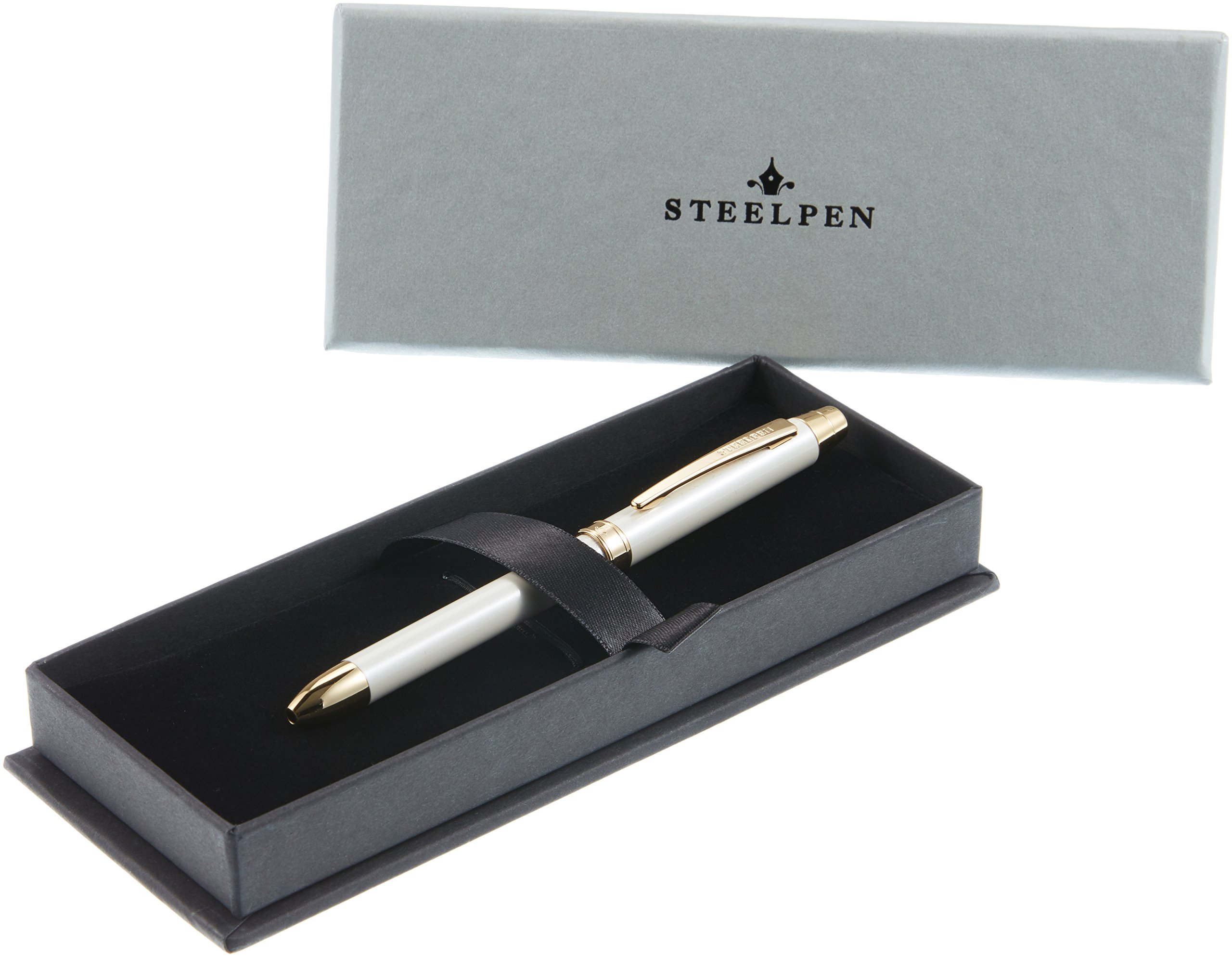 Steelpen 430-4 3 Fonksiyonlu Tükenmez Kalem Beyaz