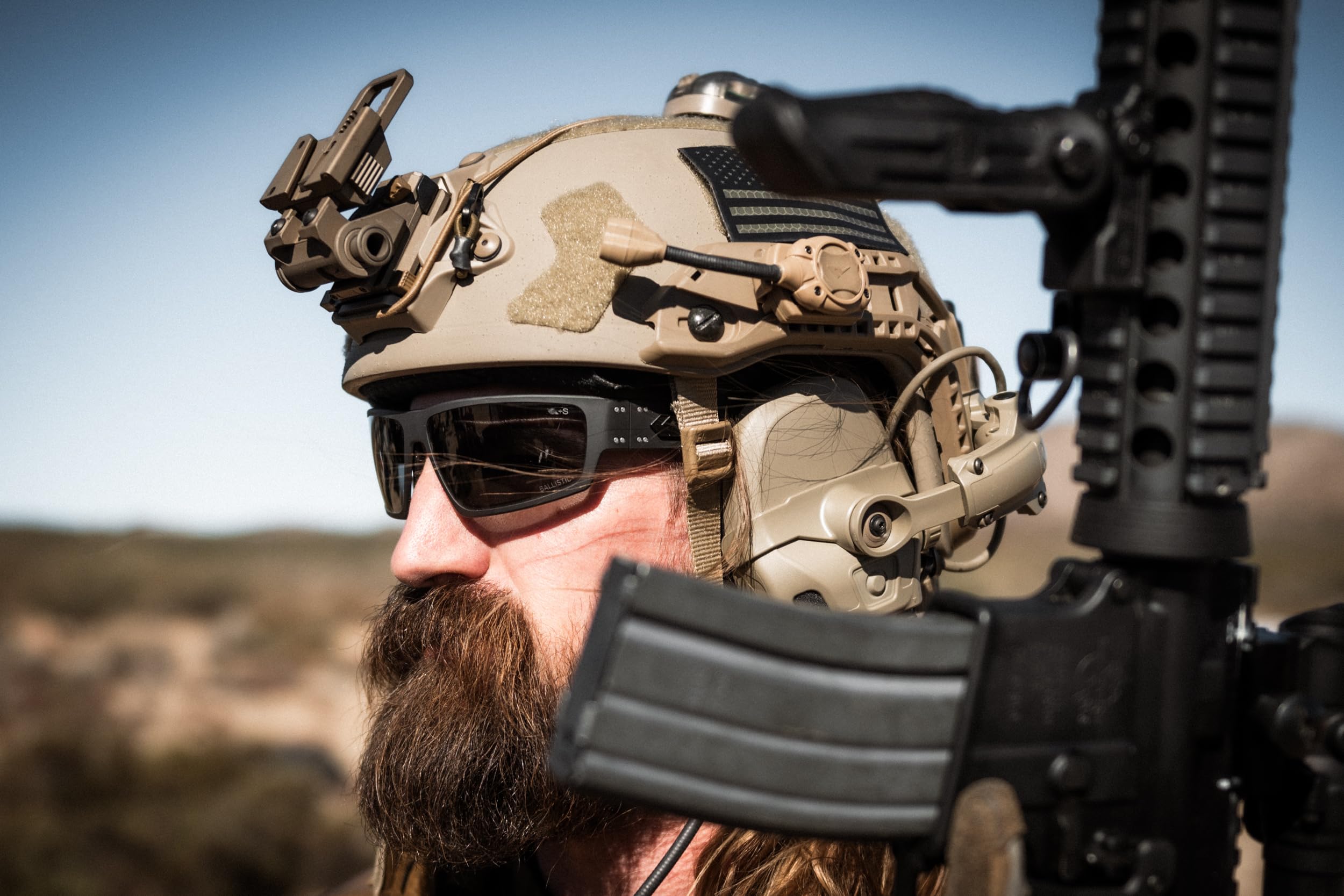 Gatorz Warhawk ANSI Z87+/MILSPEC - Gafas de sol balísticas, fabricadas en los Estados Unidos