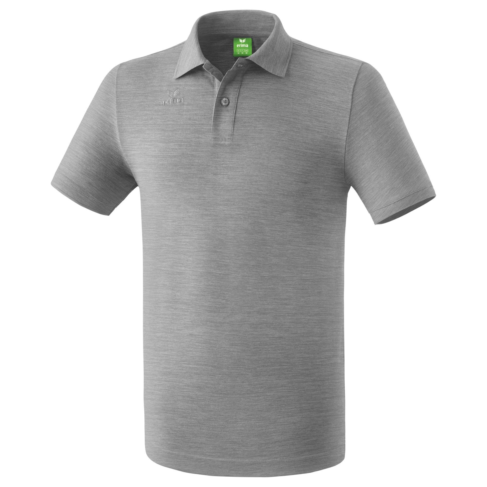 Erima Unisex Teamsport Polo Shirt Grey Melange