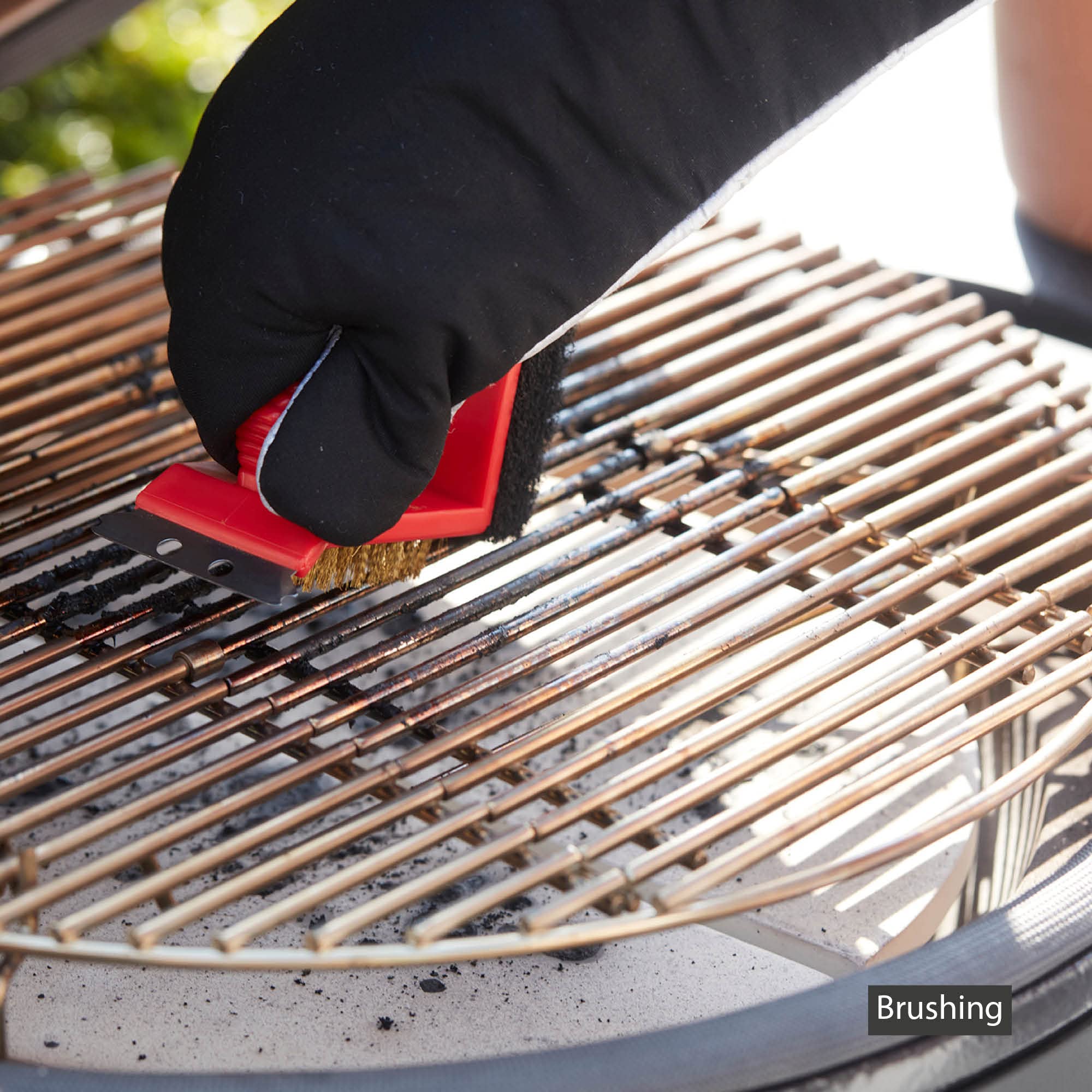 Barbecook Brosse 3 en 1 Plastique Rouge 11,5 x 7,2 x 9,5 cm