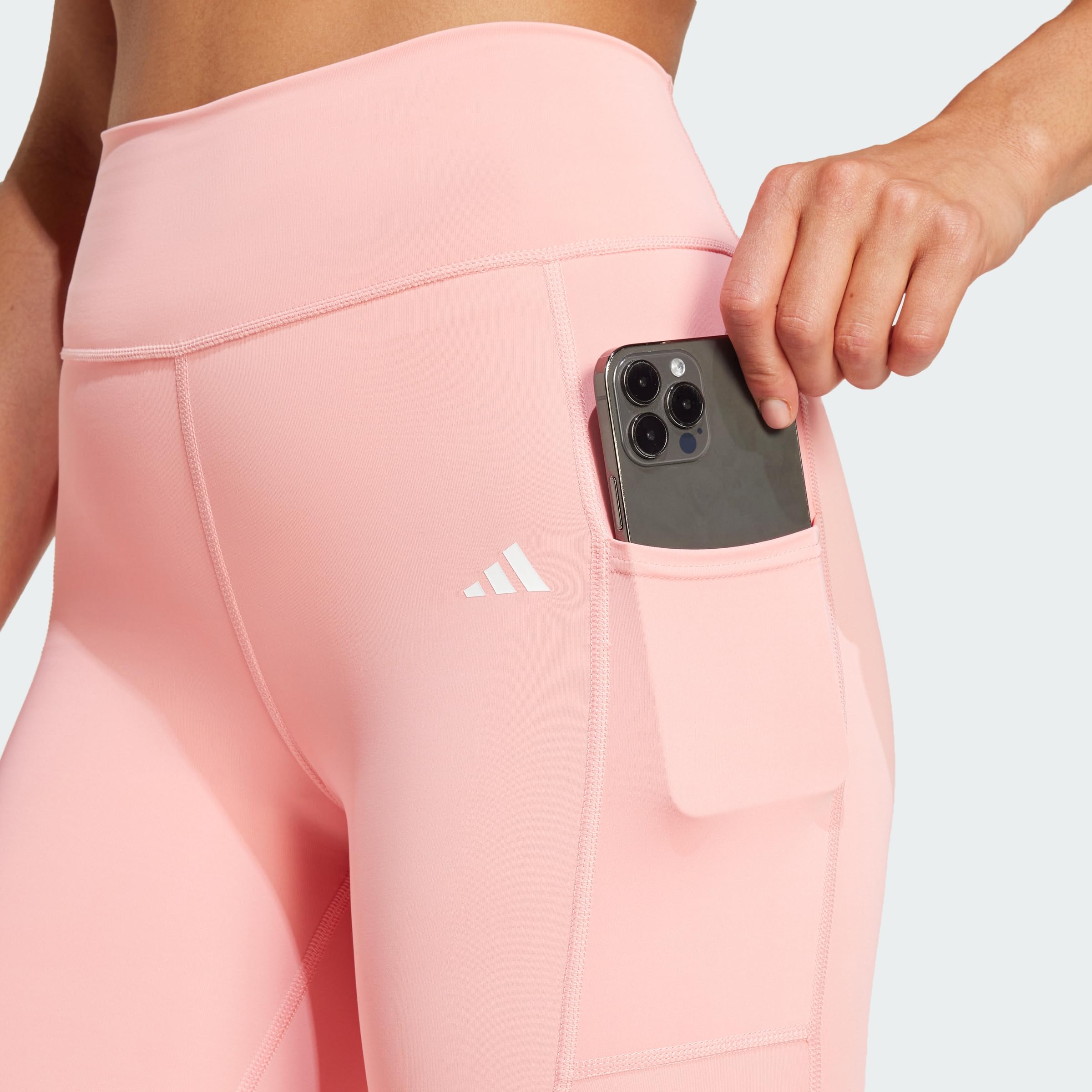 adidas Mujer Optime Full-Length Leggings, semi pink spark, S
