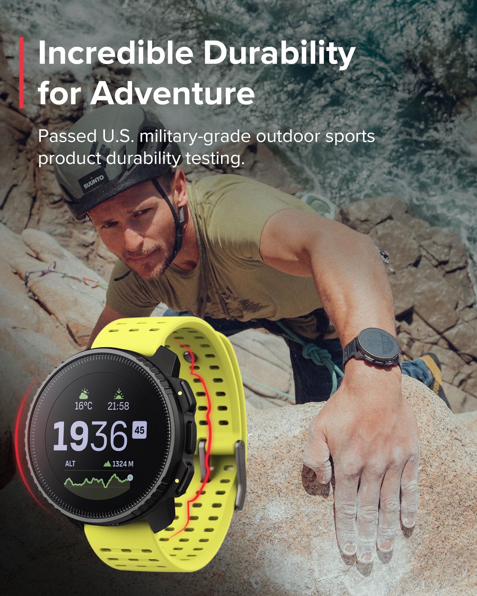SUUNTO Pionowe: przygodowy zegarek GPS, duży ekran, mapy offline, ładowanie energią słoneczną