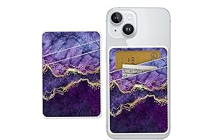 Stunning Blue Marble Phone Card Holder
