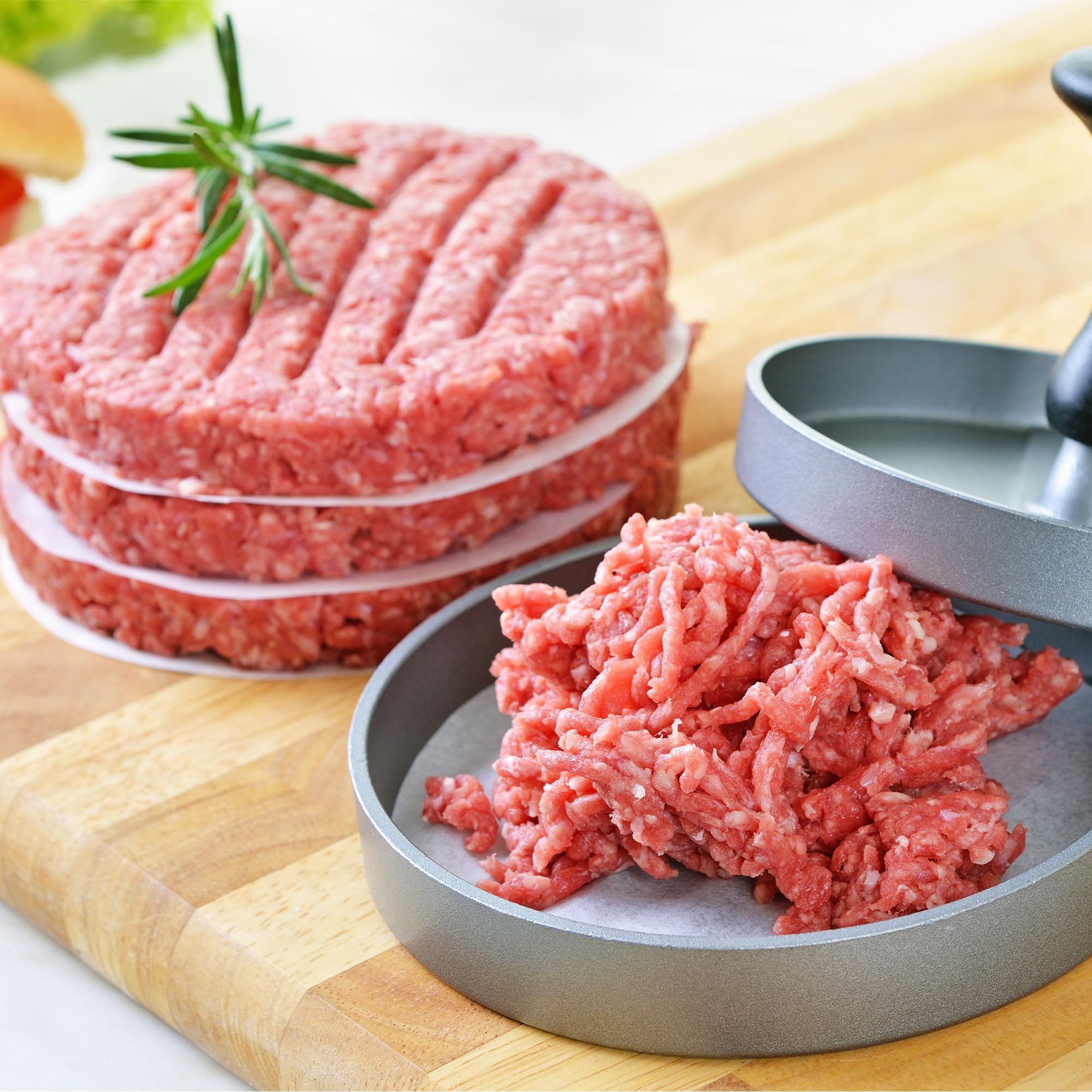 PACKOVE Burger Patty Papiere - 100 Stück Antihaft-Backpapier Für Perfekte Burger