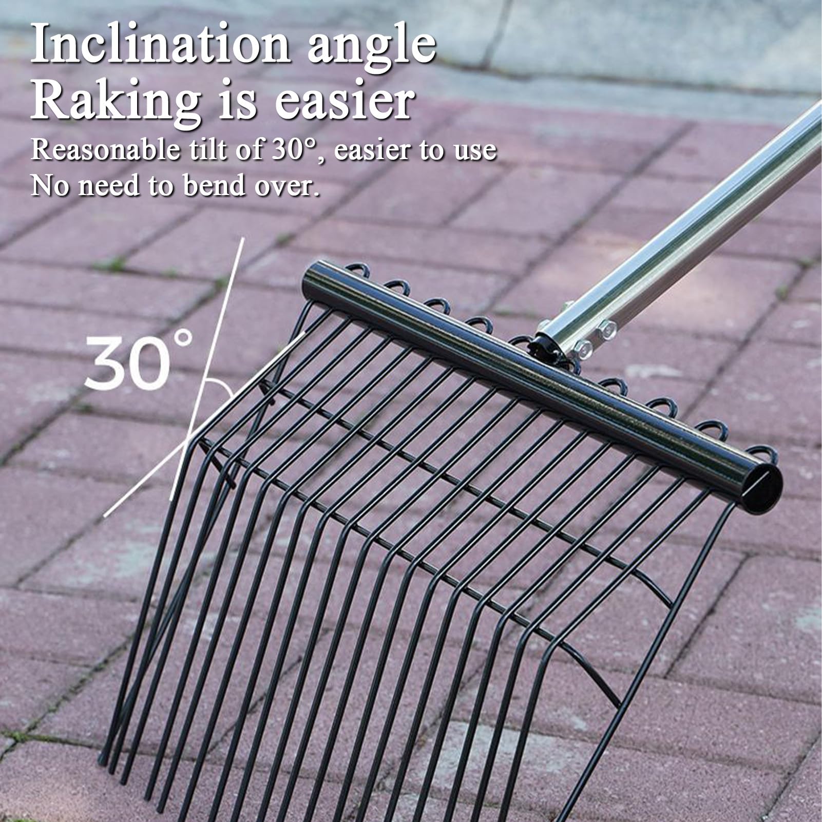 Ogrodowe Do Prac W Ogrodzie | nie Ogród Ze Stalową Nierdzewną Rączką,Kultywator Ergonomiczne Narzędzia Ogrodnicze do Rolnictwa, Odchwaszczania, Pielęgnacji Trawnika i Prac Ogrodowych