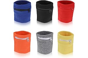 6PCS Wrist Wallet, Zipper Wristband: Your Ultimate On-the-Go Storage Solution