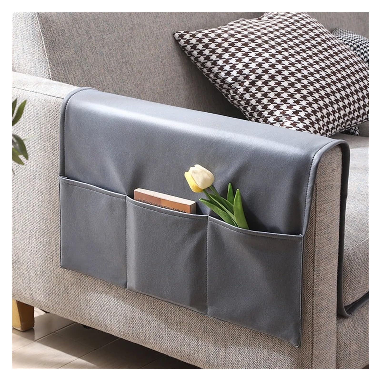 Copertura impermeabile per bracciolo del divano, antipolvere e antimacchia, morbida, per divano (03 giallo, 50 x 110 cm), perfetto per proprietari di casa e animali domestici.