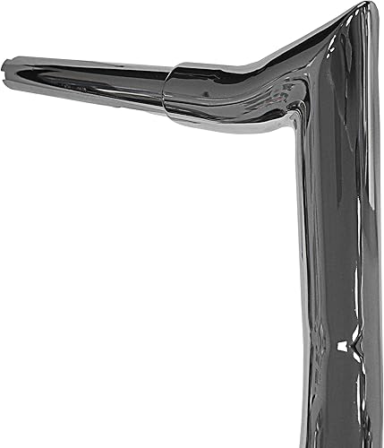 Miniatura 6 de Dominator Industries Manillares Meathook Bagger Ape Hanger de 1 1/4 pulgadas, elevación de 13 pulgadas, cromado, compatible con Electra Glide (FLH),