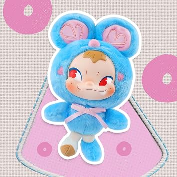 52TOYS NINNIC Different Us Series Plush Keychain Blind Box Stuffed Animal Plush Toy with Soft and Adorable Design, 1PC Perfect for Cuddling, Display, and Unique Posing, Ideal Gift for Birthday Party