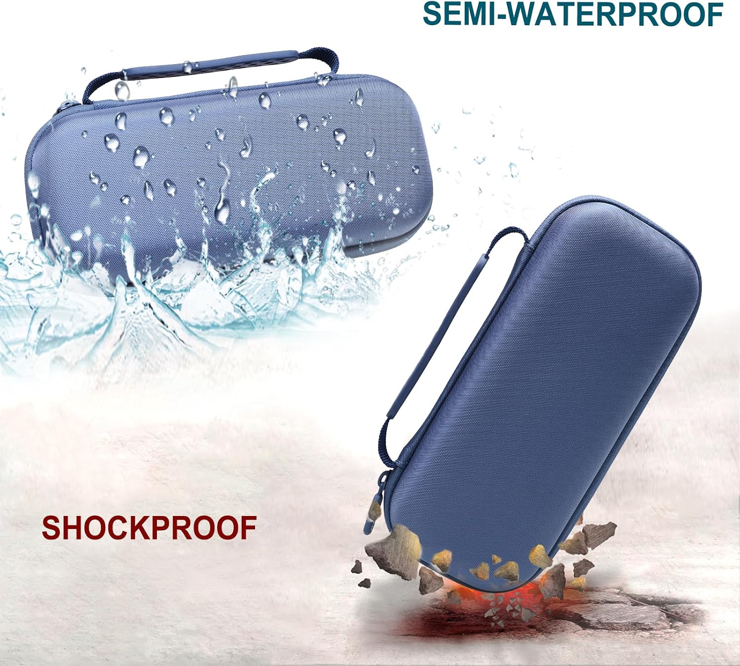 LTGEM Speaker Case Compatible with Anker Soundcore Motion 300 Portable Bluetooth Speaker, Office Travel Carrying Storage Bag - Blue(Case Only)