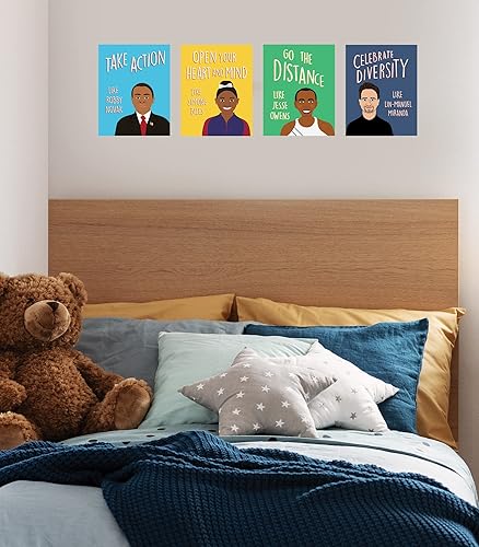 Miniatura 2 de Carson Dellosa 14 pósteres con texto en inglés "Be an Ally Like Me", arte de pared motivacional de 8.5 x 11 pulgadas, decoración de aula y cultura