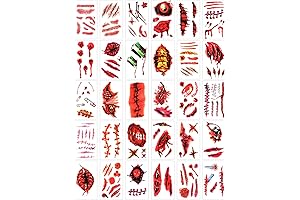 Halloween Lip Sticker Tattoo Stickers