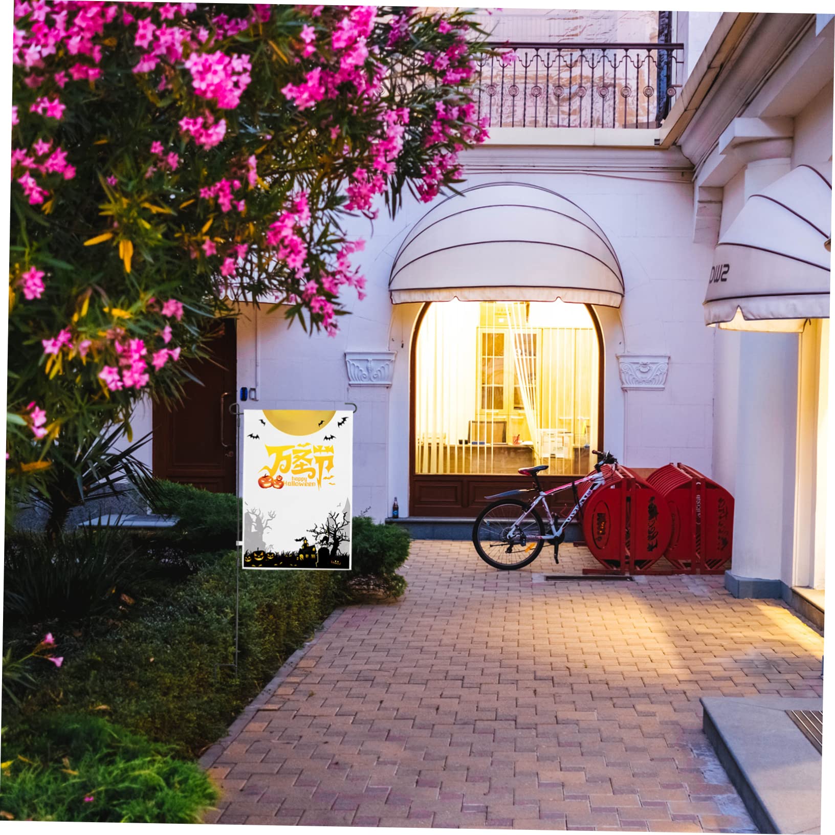 Happyyami 30stücke Leere Gartenflaggen Weiße Gartenfahnen Für Dekoration Im Garten Innen Und Außenbereich Für Kreative Gestaltung Und Festanlässe