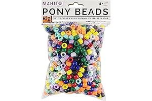 Mahitoi US Basics Multicolor 9mm Pony Beads