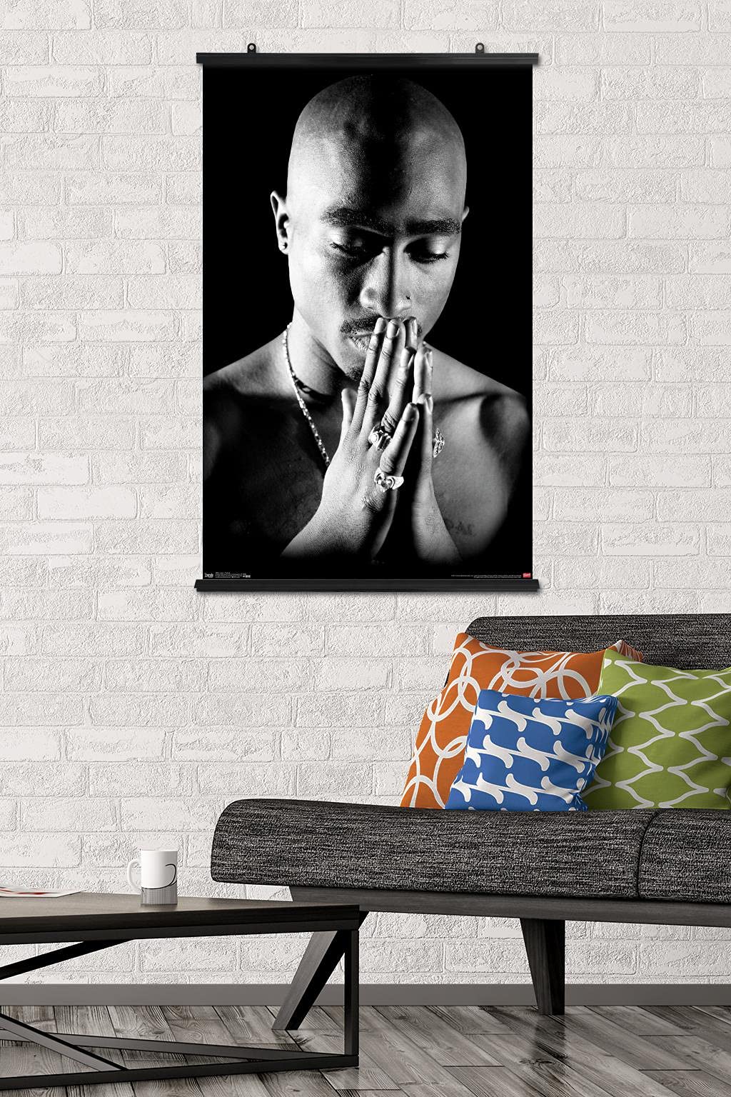 Amazon.com: Trends International Tupac - Praying Wall Poster, 34L