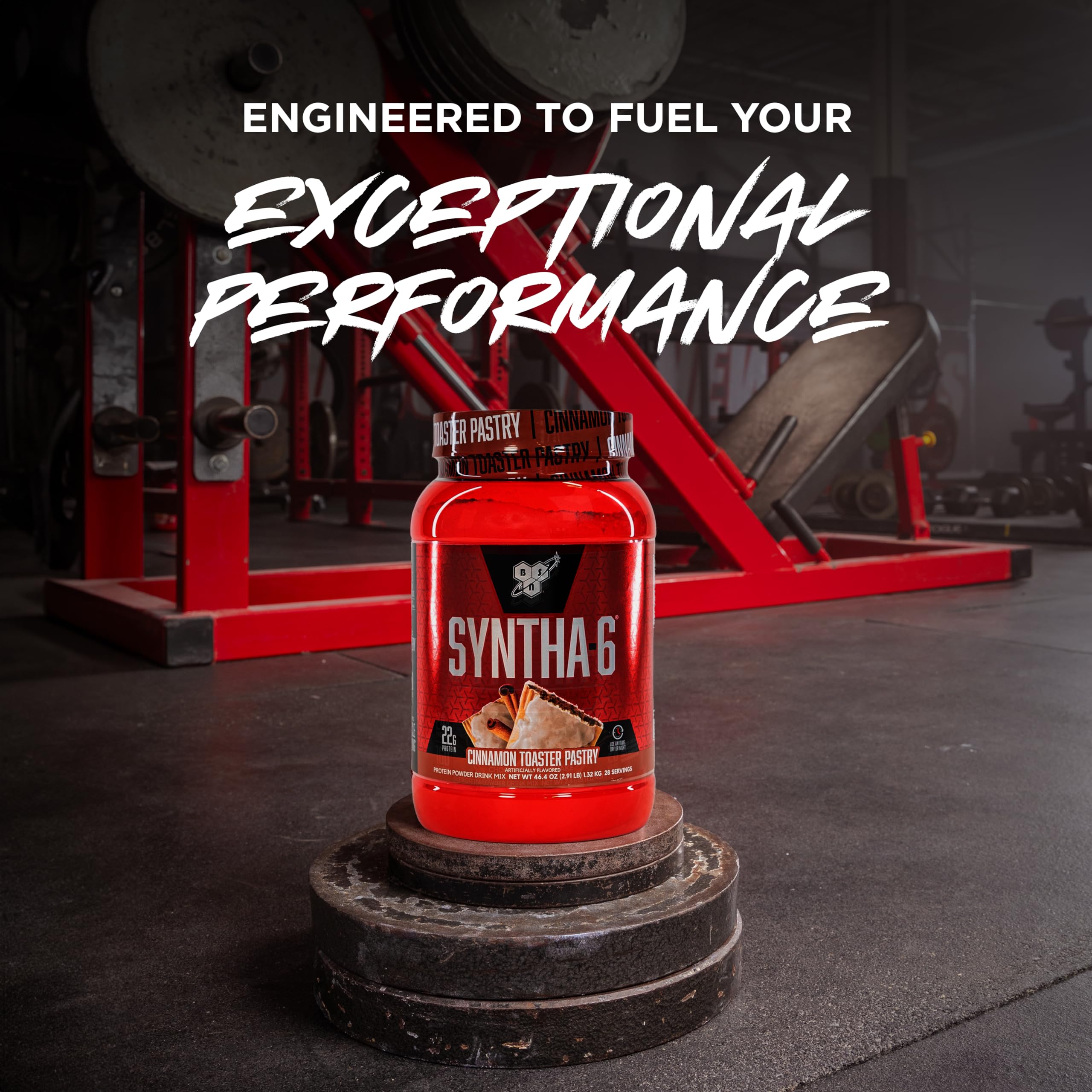 BSN SYNTHA-6 Premium Protein Powder, Cinnamon Toaster Pastry, 28 Servings — Amazon image 9