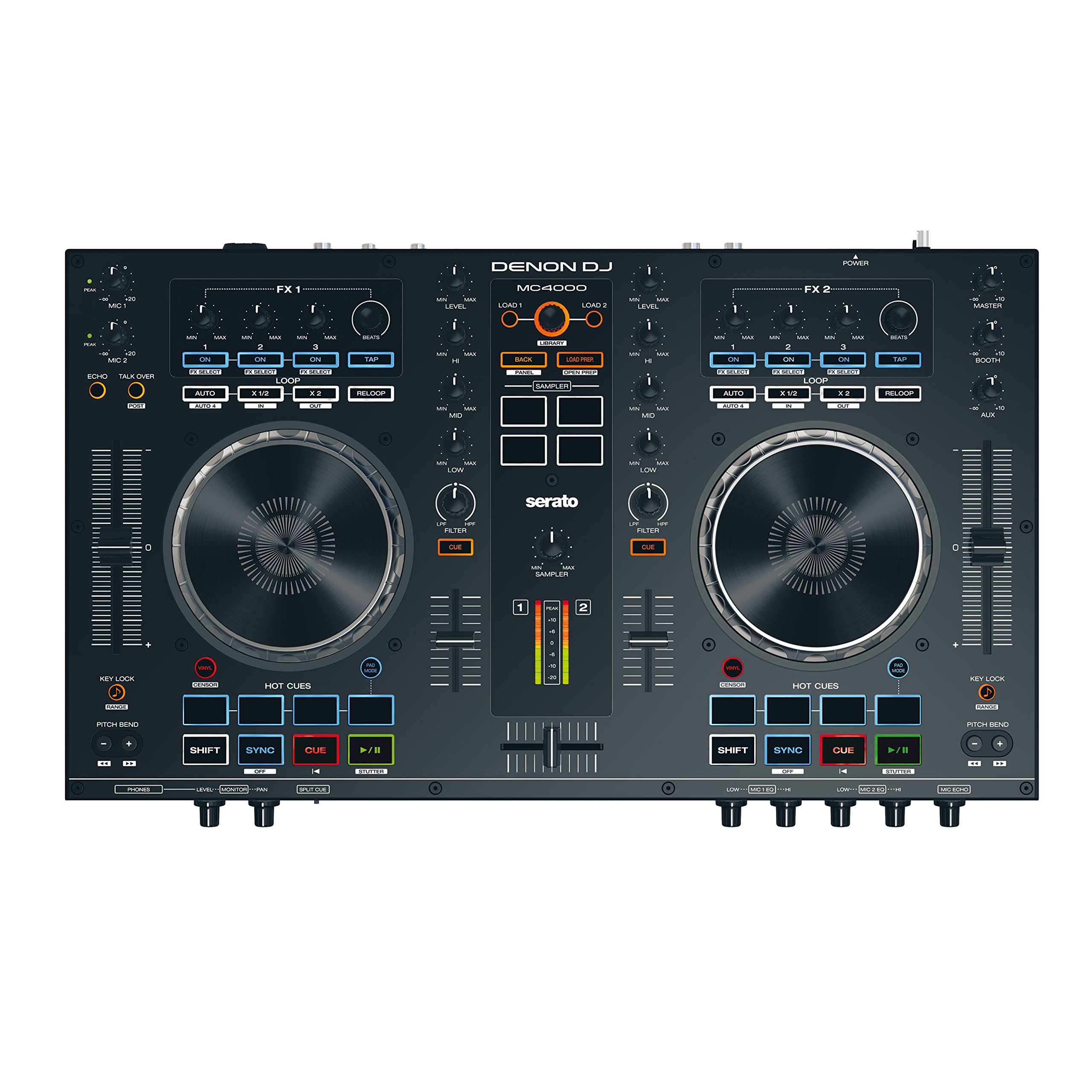 Denon DJ MC4000 | Controlador premium de DJ de 2 canais com