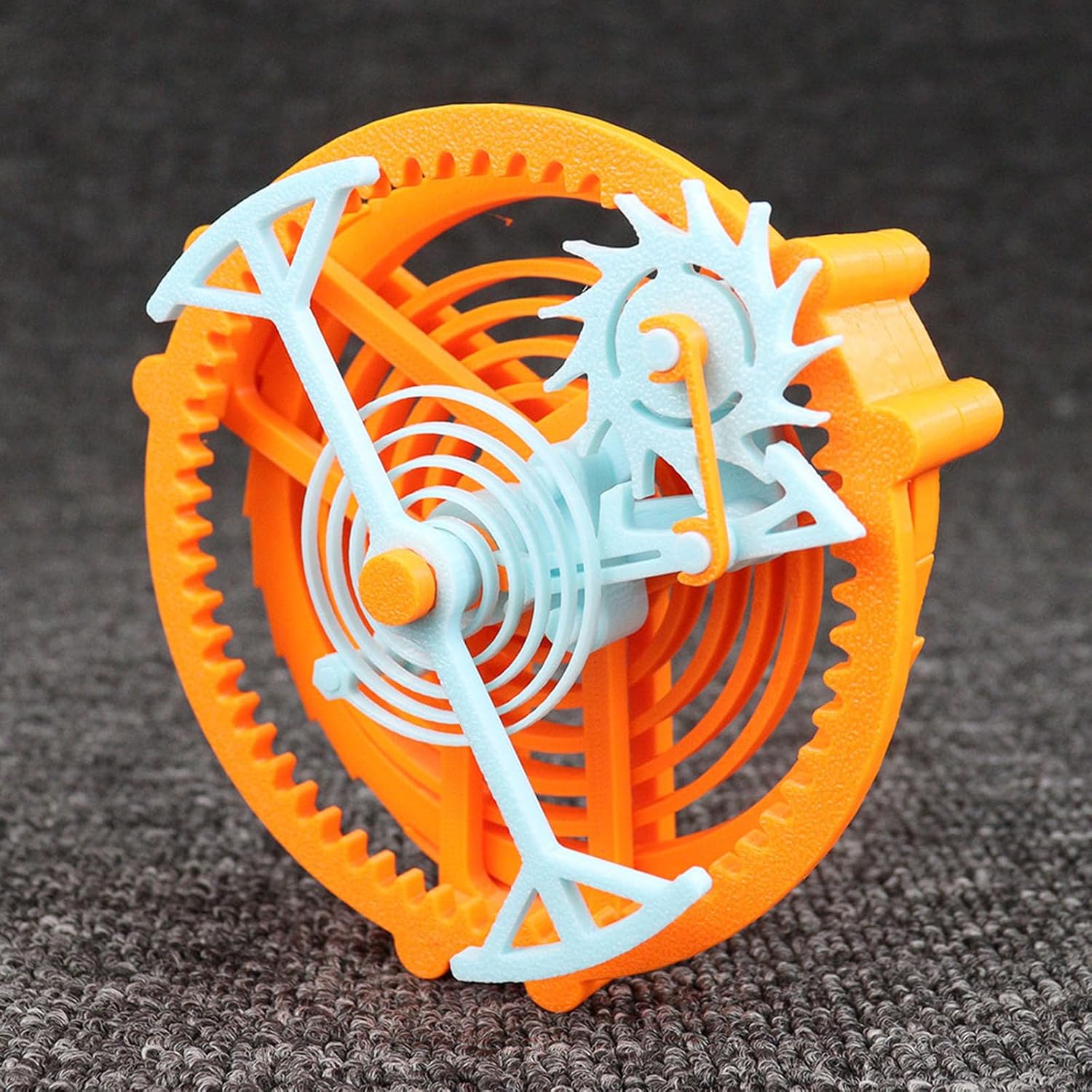 Tourbillon Model Mechanical Clockwork Transmission Clock Internal Structure Principle DIY Mechanical Movement Kit