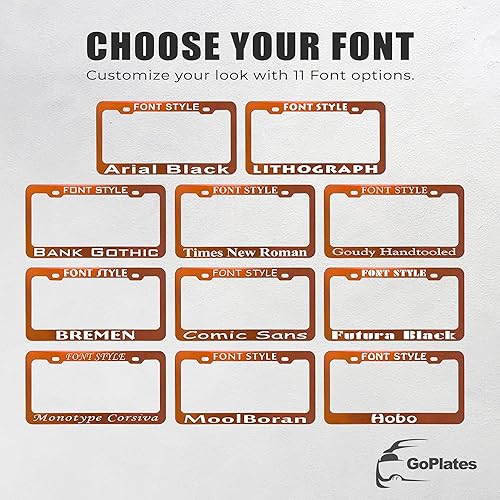 Vista 7 de Marco para placa de matrícula personalizado, grabado a láser, Rosado