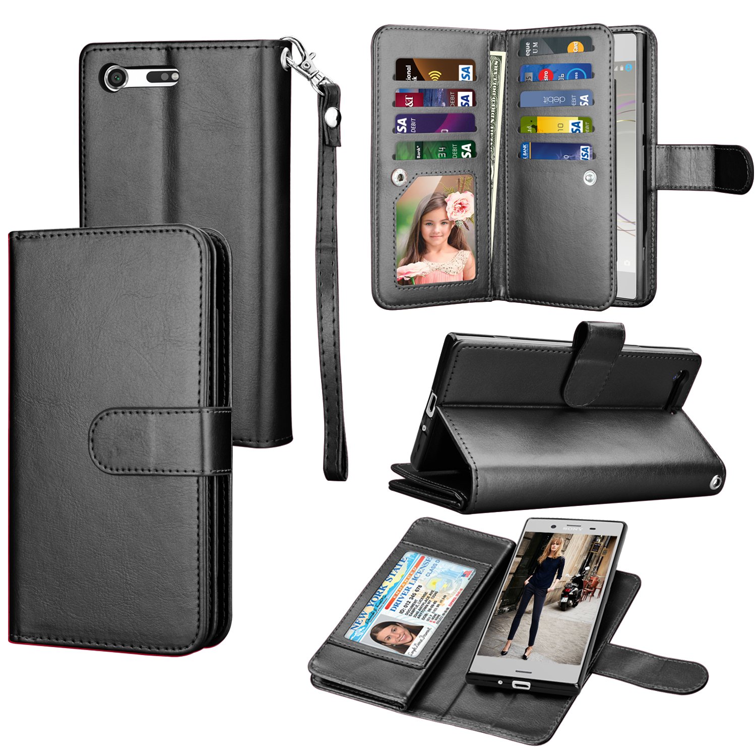 HualuBro Custodia Sony Xperia XZ2, Custodia In Pelle PU Leather - Foto 6