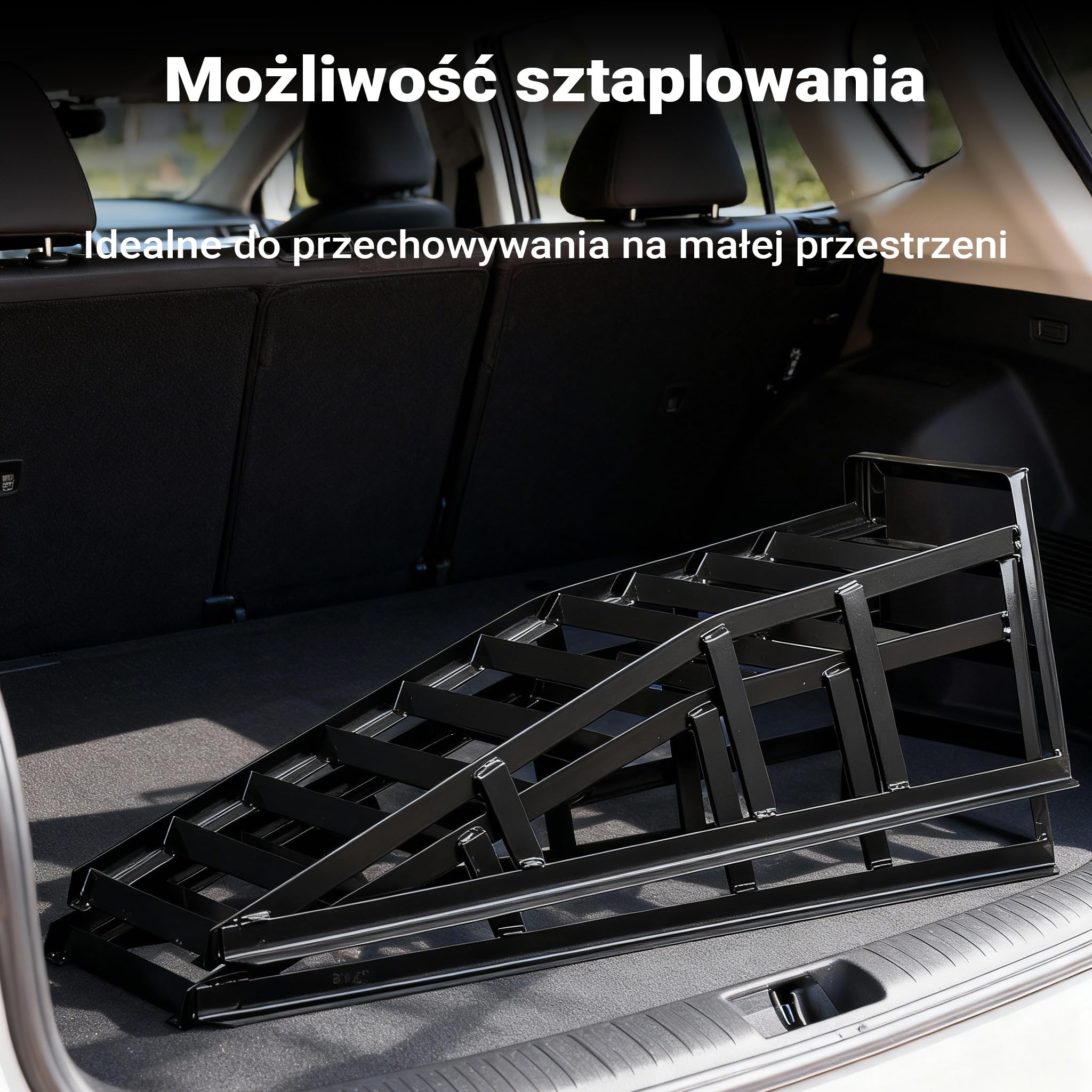 Wiltec 2x Najazd samochodowy do 2 t na parę, 830 x 262 x 270 mm, rampa najazdowa do pojazdów, podjazdy ze stali