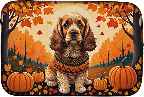 Miniatura 35 de Caroline's Treasures DAC1072DDM Shiba Inu - Tapete de secado de platos absorbente para encimera de cocina, tapete escurridor de platos para SHIBA