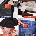 Warmzy Extreme Cold Reusable Body, Hand & Foot Warmers (4 Body + 2 Pair Hand + 1 Pair Foot)| Warmth for 9+ Hours| Self-Activated Pocket Heater Heat Pouch|Self Heating Trekking Accessories gallery image
