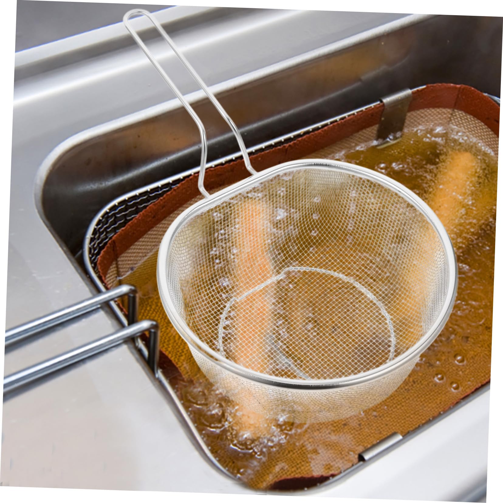 Amazon.co.jp: BRIGHTFUFU ステンレス製パスタストレーナー
