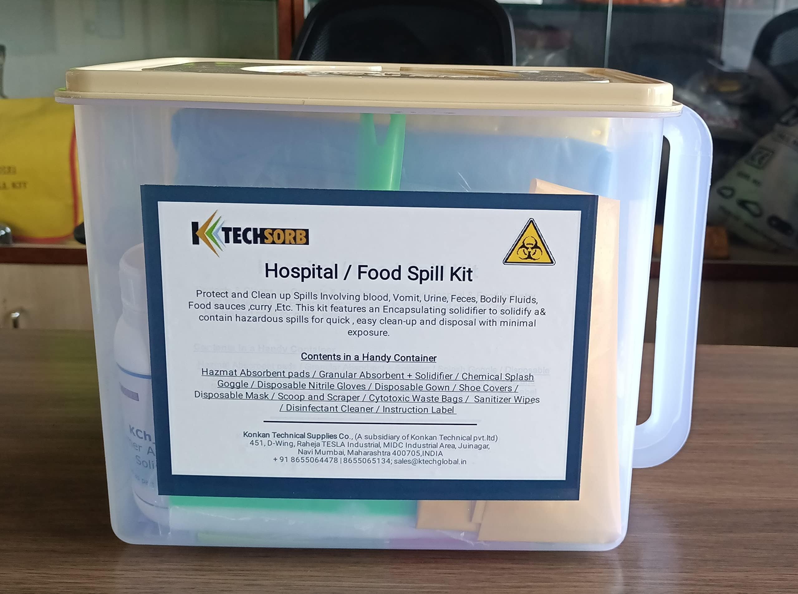 Hospital/Food Spill Cleanup Kit