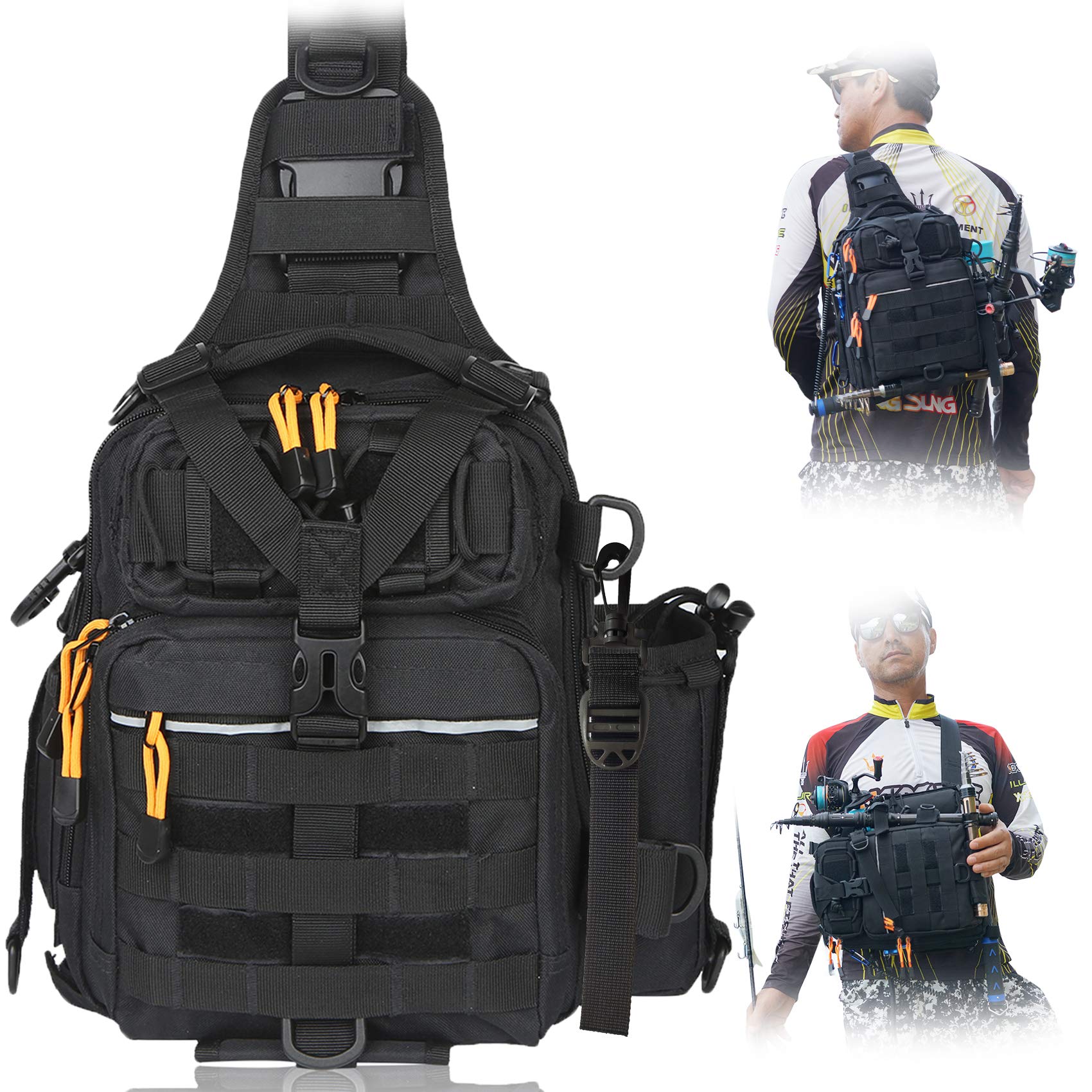 rigged fishing backpack