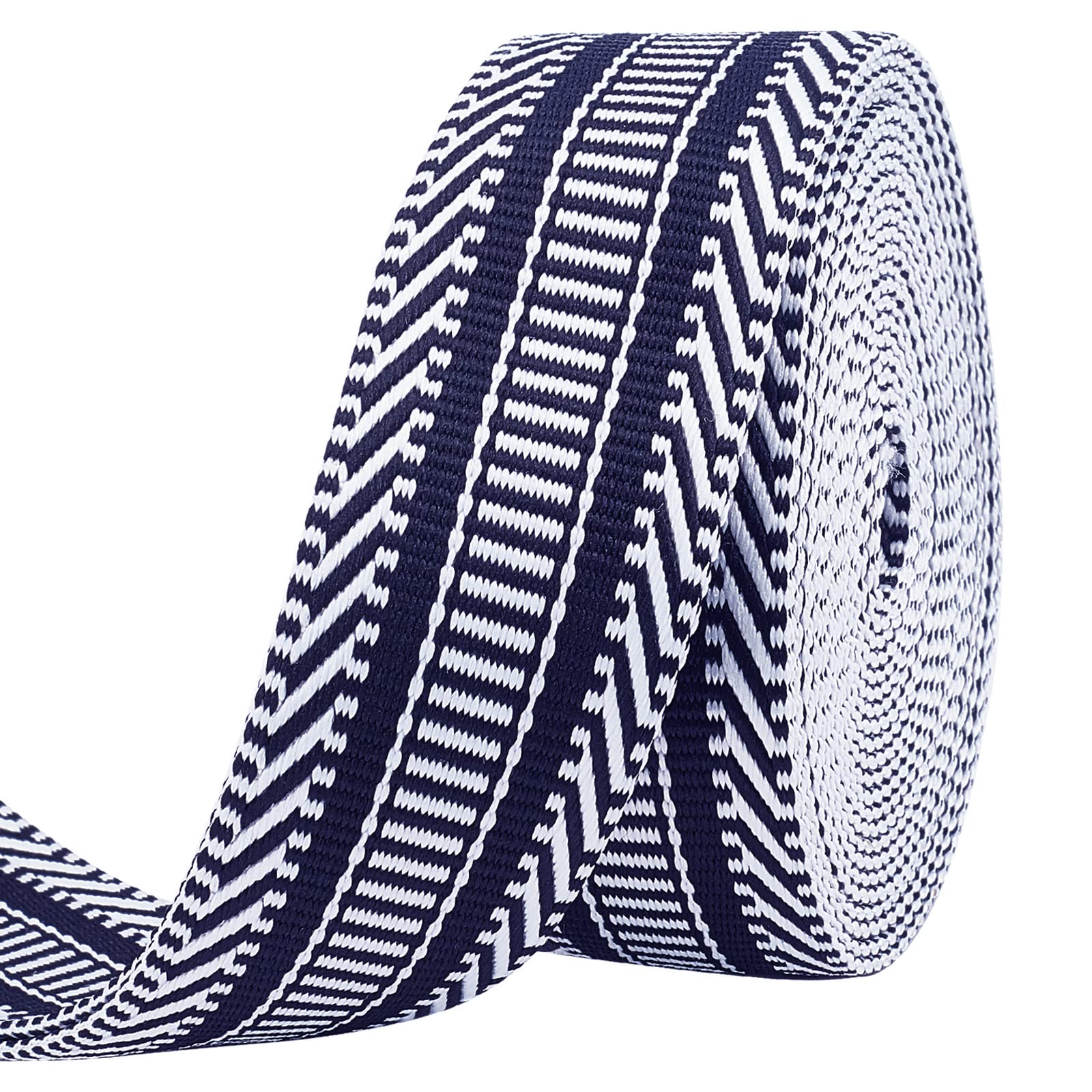 PH PandaHall Nastro A Righe 5 Yards Stile Nazionale Poliestere Cavo