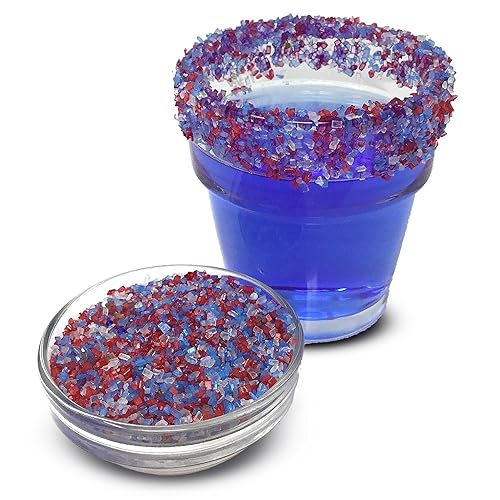 Miniatura 37 de Snowy River Purple Cocktail Sugar - Rimmer de cóctel morado de color natural certificado Kosher (botella de 2 onzas, cristal mediano) America,Brillo