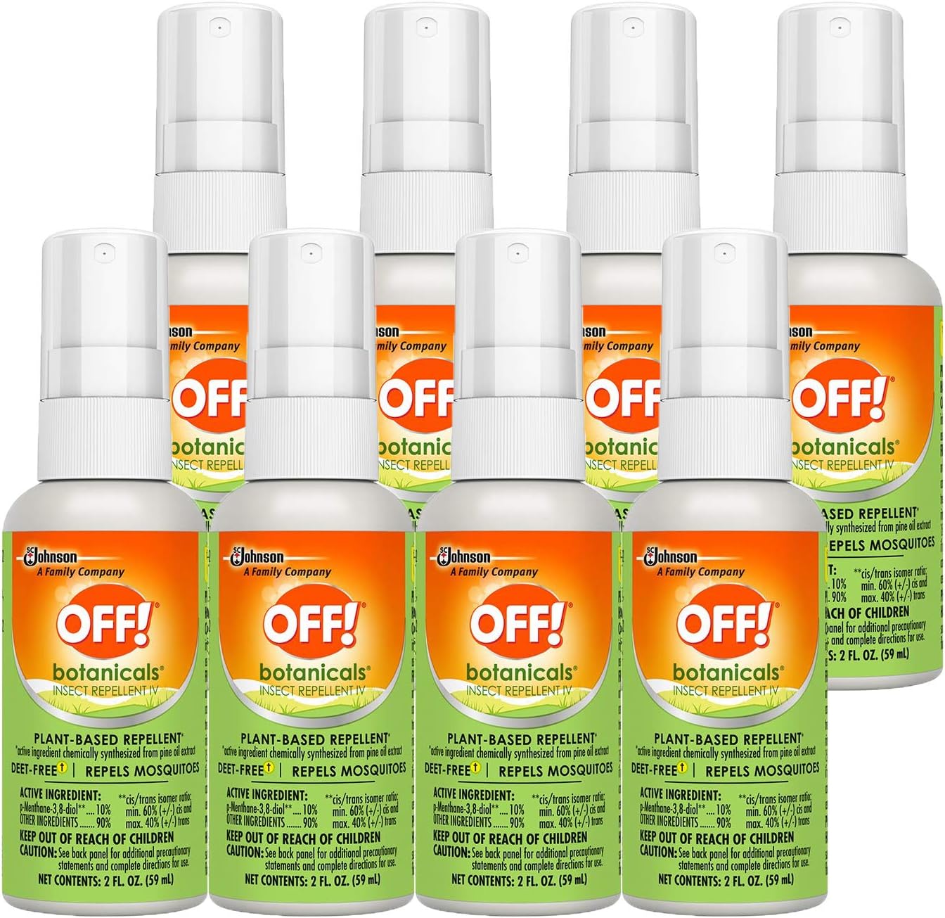 OFF!+Botanicals+Insect+Repellent+IV2c+2+fl+oz+(Pack++8