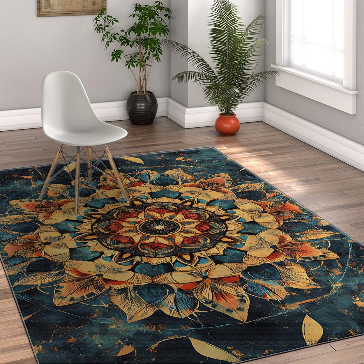 Tapis antidérapant pour cuisine d'entrée évite les glissades style vintage