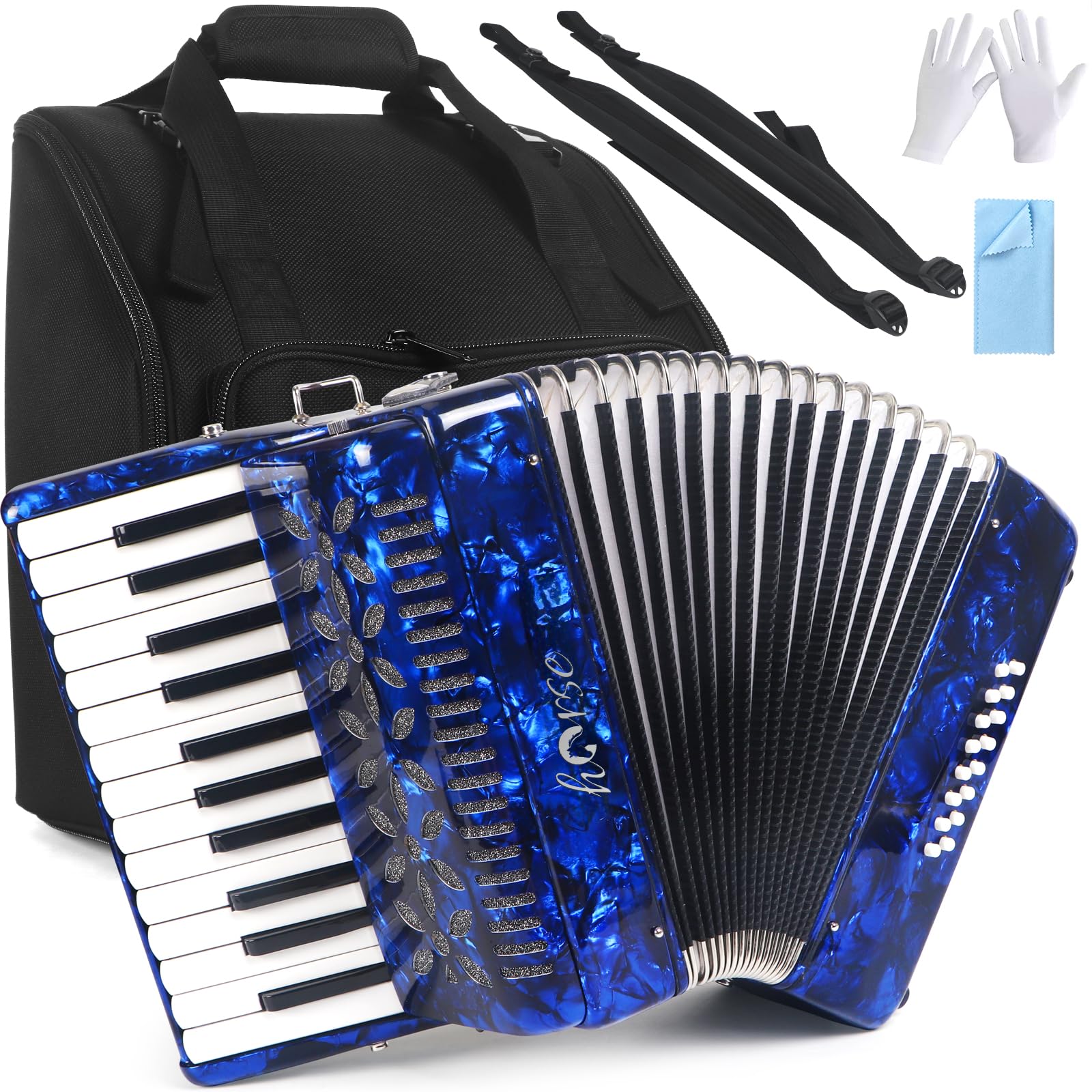 Amazon.com: 25 Keys Accordion, 16 Bass Student Piano Accordion