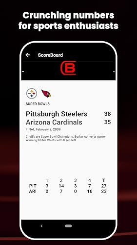 B Sports mobile app