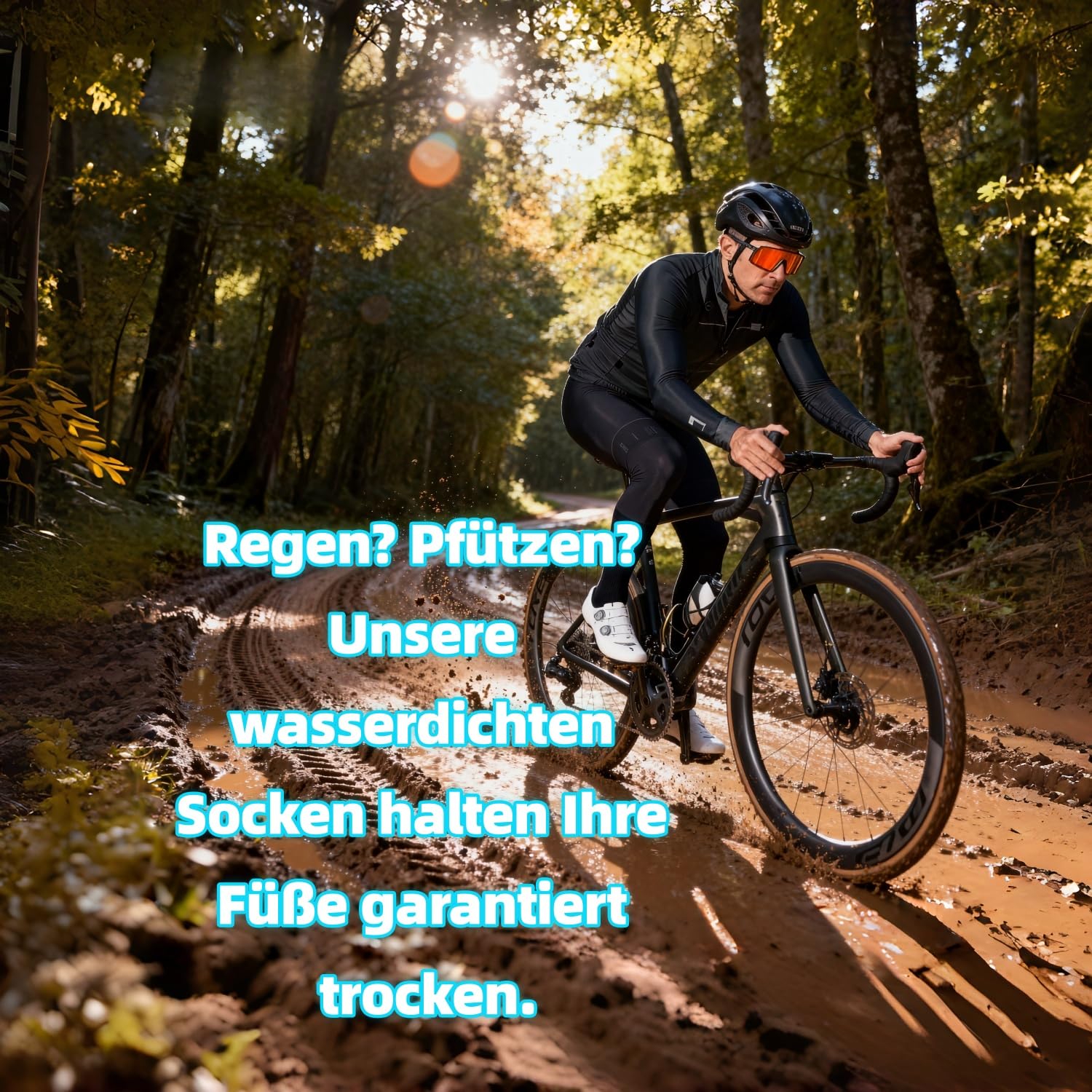 OTTERSHELL Chaussettes respirantes imperméables Pour activités de plein air, golf, course, cyclisme, randonnée, marche.