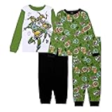 boys 4-piece Snug-fit Cotton Pajama Set, Soft & Cute for Kids